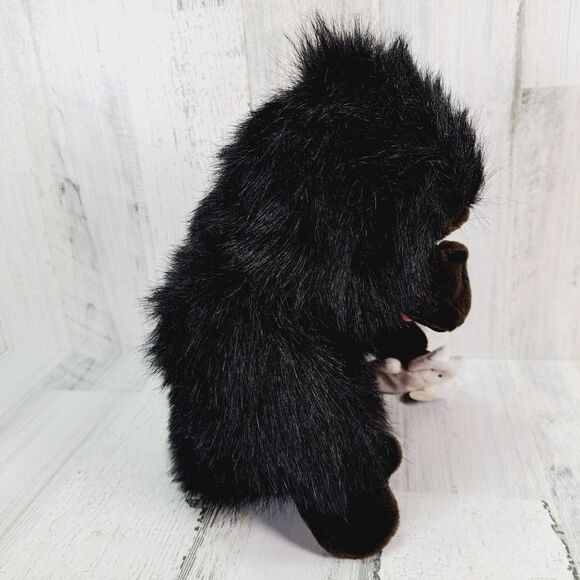 DAKIN KOKO Gorilla & KITTEN Plush Hand Puppet 1986 Vintage w/ Tag Sign Language - Picture 12 of 14